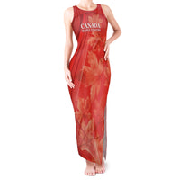 Canada Cricket World Cup 2024 Tank Maxi Dress Maple Leafers Make Champions - Wonder Print Shop