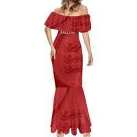England Cricket World Cup 2024 Mermaid Dress Tri Lions Make Champions - Wonder Print Shop