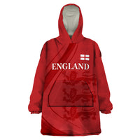 England Cricket World Cup 2024 Wearable Blanket Hoodie Tri Lions Make Champions - Wonder Print Shop