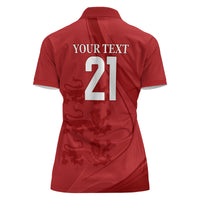 England Cricket World Cup 2024 Women Polo Shirt Tri Lions Make Champions - Wonder Print Shop