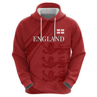 England Cricket World Cup 2024 Zip Hoodie Tri Lions Make Champions - Wonder Print Shop