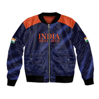 India Cricket World Cup 2024 Bomber Jacket Men In Blue Make Champions LT9 - Wonder Print Shop
