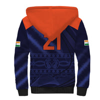 India Cricket World Cup 2024 Sherpa Hoodie Men In Blue Make Champions - Wonder Print Shop