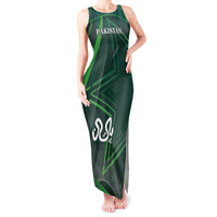 Pakistan Cricket World Cup 2024 Tank Maxi Dress Shaheens Make Champions - Wonder Print Shop