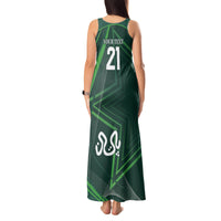 Pakistan Cricket World Cup 2024 Tank Maxi Dress Shaheens Make Champions - Wonder Print Shop