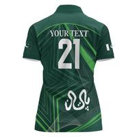 Pakistan Cricket World Cup 2024 Women Polo Shirt Shaheens Make Champions - Wonder Print Shop
