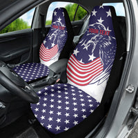 United States Cricket World Cup 2024 Car Seat Cover USA Badge Eagle Make Champions LT9 - Wonder Print Shop