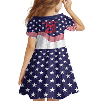 United States Cricket World Cup 2024 Family Matching Tank Maxi Dress and Hawaiian Shirt USA Badge Eagle Make Champions - Wonder Print Shop