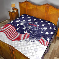 United States Cricket World Cup 2024 Quilt USA Badge Eagle Make Champions - Wonder Print Shop