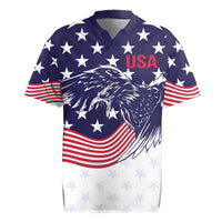 United States Cricket World Cup 2024 Rugby Jersey USA Badge Eagle Make Champions - Wonder Print Shop