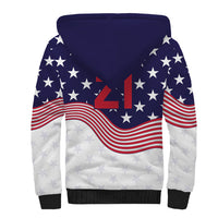 United States Cricket World Cup 2024 Sherpa Hoodie USA Badge Eagle Make Champions - Wonder Print Shop