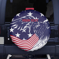 United States Cricket World Cup 2024 Spare Tire Cover USA Badge Eagle Make Champions - Wonder Print Shop