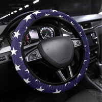 United States Cricket World Cup 2024 Steering Wheel Cover USA Badge Eagle Make Champions - Wonder Print Shop
