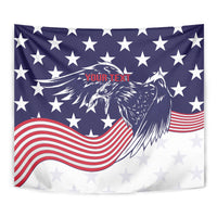 United States Cricket World Cup 2024 Tapestry USA Badge Eagle Make Champions - Wonder Print Shop