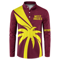 West Indies Cricket World Cup 2024 Button Sweatshirt Windies Make Champions LT9 - Wonder Print Shop