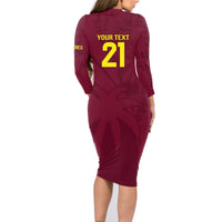 West Indies Cricket World Cup 2024 Family Matching Long Sleeve Bodycon Dress and Hawaiian Shirt Windies Make Champions LT9 - Wonder Print Shop