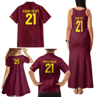 West Indies Cricket World Cup 2024 Family Matching Tank Maxi Dress and Hawaiian Shirt Windies Make Champions - Wonder Print Shop