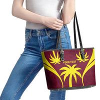 West Indies Cricket World Cup 2024 Leather Tote Bag Windies Make Champions - Wonder Print Shop