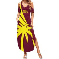 West Indies Cricket World Cup 2024 Summer Maxi Dress Windies Make Champions - Wonder Print Shop