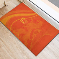 Netherlands Cricket World Cup 2024 Rubber Doormat The Flying Dutchmen Make Champions - Wonder Print Shop