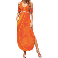 Netherlands Cricket World Cup 2024 Summer Maxi Dress The Flying Dutchmen Make Champions - Wonder Print Shop