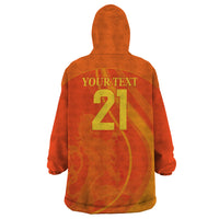Netherlands Cricket World Cup 2024 Wearable Blanket Hoodie The Flying Dutchmen Make Champions - Wonder Print Shop