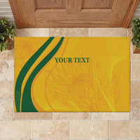 South Africa Cricket World Cup 2024 Rubber Doormat Proteas Make Champions - Wonder Print Shop