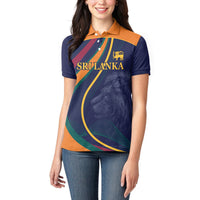 Sri Lanka Cricket World Cup 2024 Women Polo Shirt Shri Lanka Jathika Crikat Kandayama - Wonder Print Shop