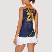 Sri Lanka Cricket World Cup 2024 Women Sleeveless Polo Shirt Shri Lanka Jathika Crikat Kandayama - Wonder Print Shop