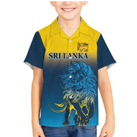 Sri Lanka Family Matching Mermaid Dress and Hawaiian Shirt With Lions Version LT9 - Wonder Print Shop