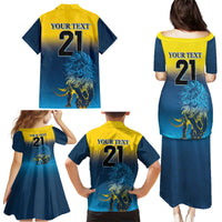 Sri Lanka Family Matching Puletasi and Hawaiian Shirt With Lions Version - Wonder Print Shop