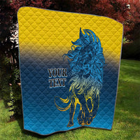 Sri Lanka Quilt With Lions Version - Wonder Print Shop