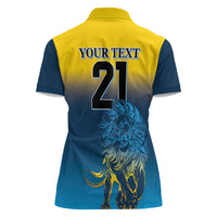 Sri Lanka Women Polo Shirt With Lions Version - Wonder Print Shop