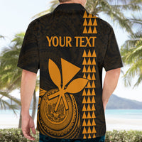 Custom Hawaii Hawaiian Shirt King Kamehameha - Gold - Wonder Print Shop