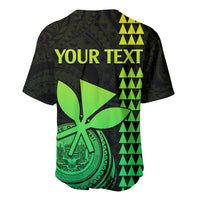 Custom Hawaii Baseball Jersey King Kamehameha - Lime LT9 - Wonder Print Shop