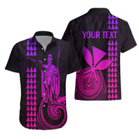 Custom Hawaii Hawaiian Shirt King Kamehameha - Pink Gradient - Wonder Print Shop