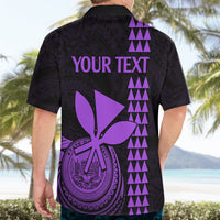 Custom Hawaii Hawaiian Shirt King Kamehameha - Purple - Wonder Print Shop