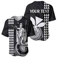 Custom Hawaii Baseball Jersey King Kamehameha - White LT9 - Wonder Print Shop