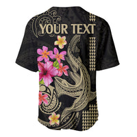 Custom Polynesian Baseball Jersey Hawaiian Warriors with Tribal Shark Tattoos - Nude LT9 - Wonder Print Shop
