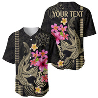 Custom Polynesian Baseball Jersey Hawaiian Warriors with Tribal Shark Tattoos - Nude LT9 - Wonder Print Shop