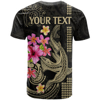 Custom Polynesian T Shirt Hawaiian Warriors with Tribal Shark Tattoos - Nude - Wonder Print Shop