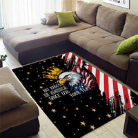 No Kings In America Since 1776 Area Rug We The People USA Flag - Wonder Print Shop