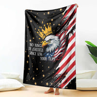 No Kings In America Since 1776 Blanket We The People USA Flag - Wonder Print Shop