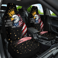 No Kings In America Since 1776 Car Seat Cover We The People USA Flag - Wonder Print Shop