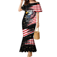 No Kings In America Since 1776 Family Matching Mermaid Dress and Hawaiian Shirt We The People USA Flag - Wonder Print Shop