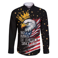 No Kings In America Since 1776 Family Matching Off Shoulder Maxi Dress and Hawaiian Shirt We The People USA Flag - Wonder Print Shop