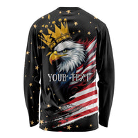 No Kings In America Since 1776 Long Sleeve Shirt We The People USA Flag - Wonder Print Shop
