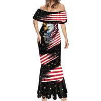 No Kings In America Since 1776 Mermaid Dress We The People USA Flag - Wonder Print Shop