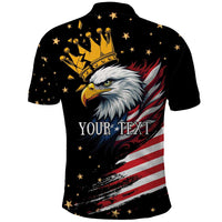 No Kings In America Since 1776 Polo Shirt We The People USA Flag - Wonder Print Shop