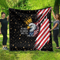 No Kings In America Since 1776 Quilt We The People USA Flag - Wonder Print Shop